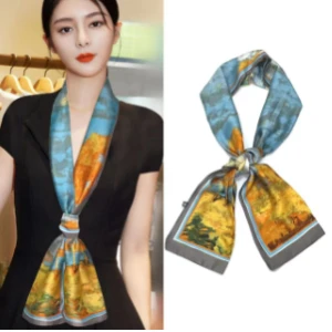 油墨画百搭丝巾ZC-SJ001