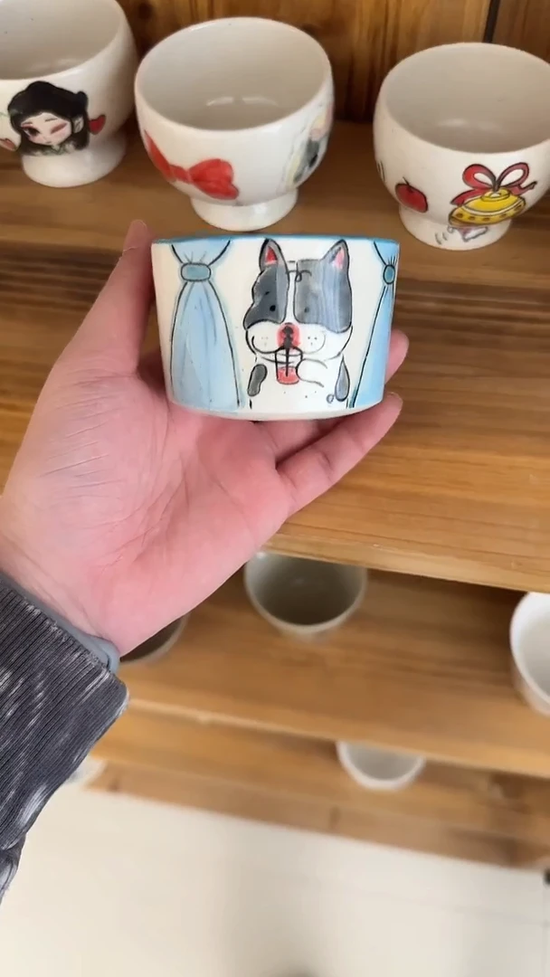 纯手工纯手工绘制陶瓷杯
