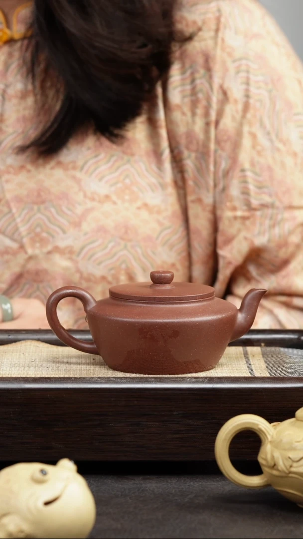 茶壶紫砂矮宫灯 紫泥