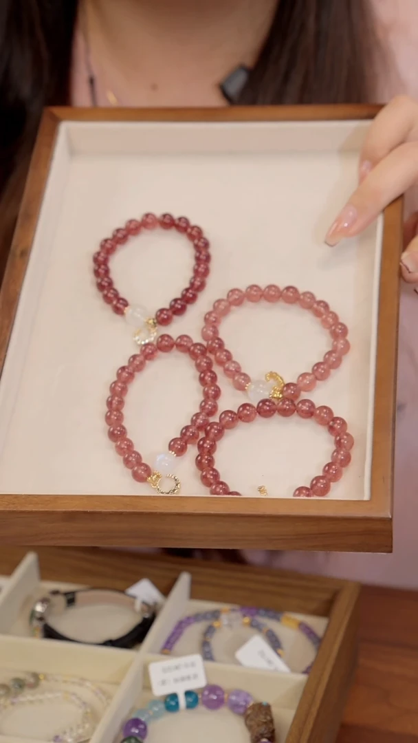 石英质玉手链未镶嵌S2 手链多样性发一