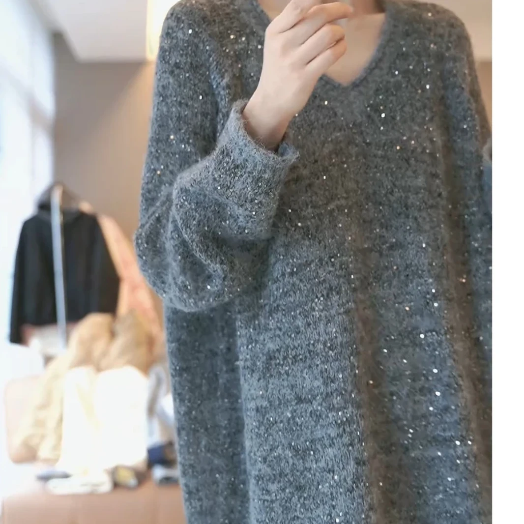 秋冬新款时尚保暖设计感打底衫洋气显瘦百搭网红冬季时尚圆领毛衣