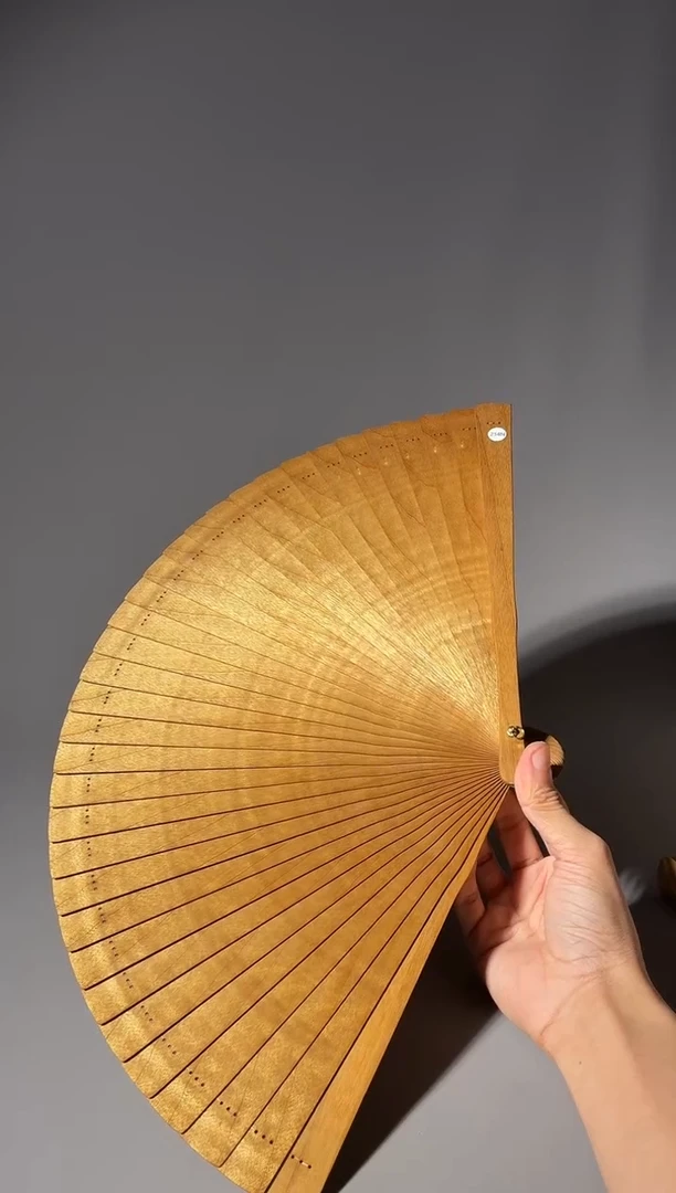 其他楠木（金丝楠）214号26cm小叶桢楠扇子