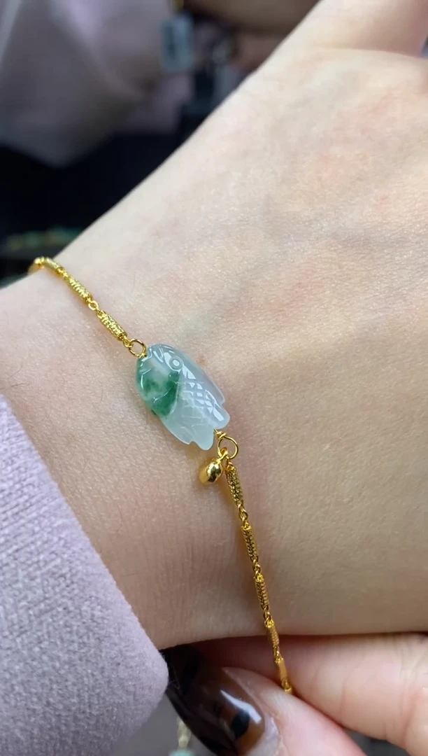 颈饰银S925镶嵌翡翠19616