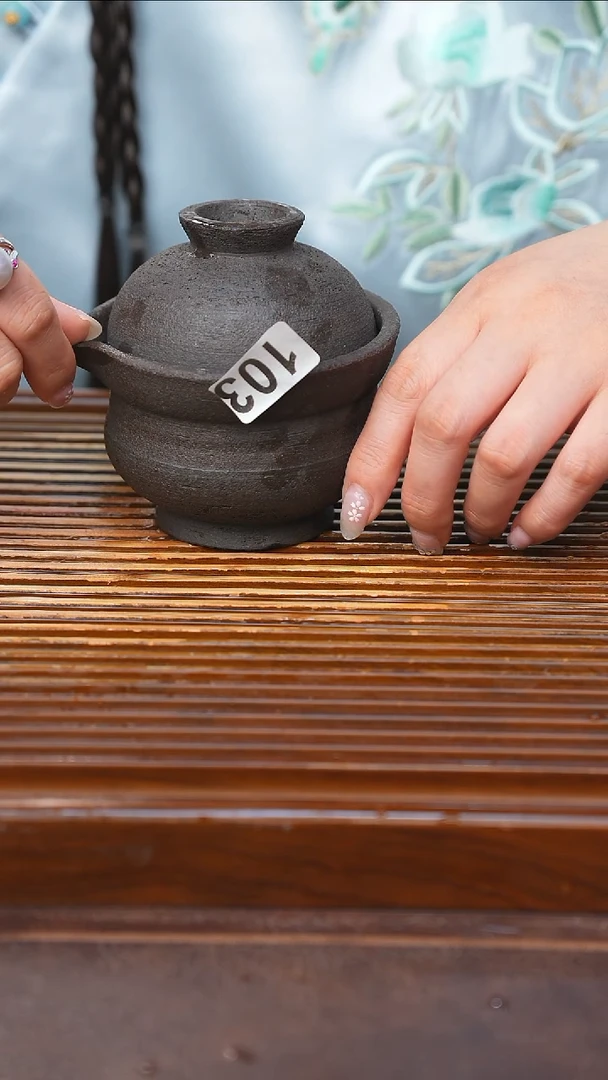 万古烧粗陶手工茶具