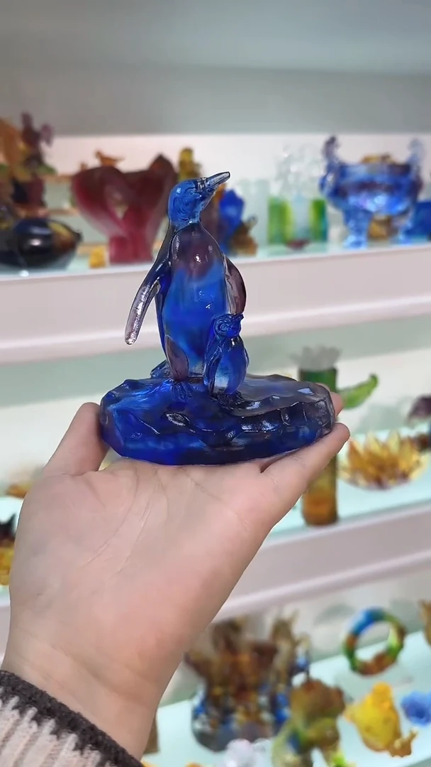 手工艺品琉璃企鹅