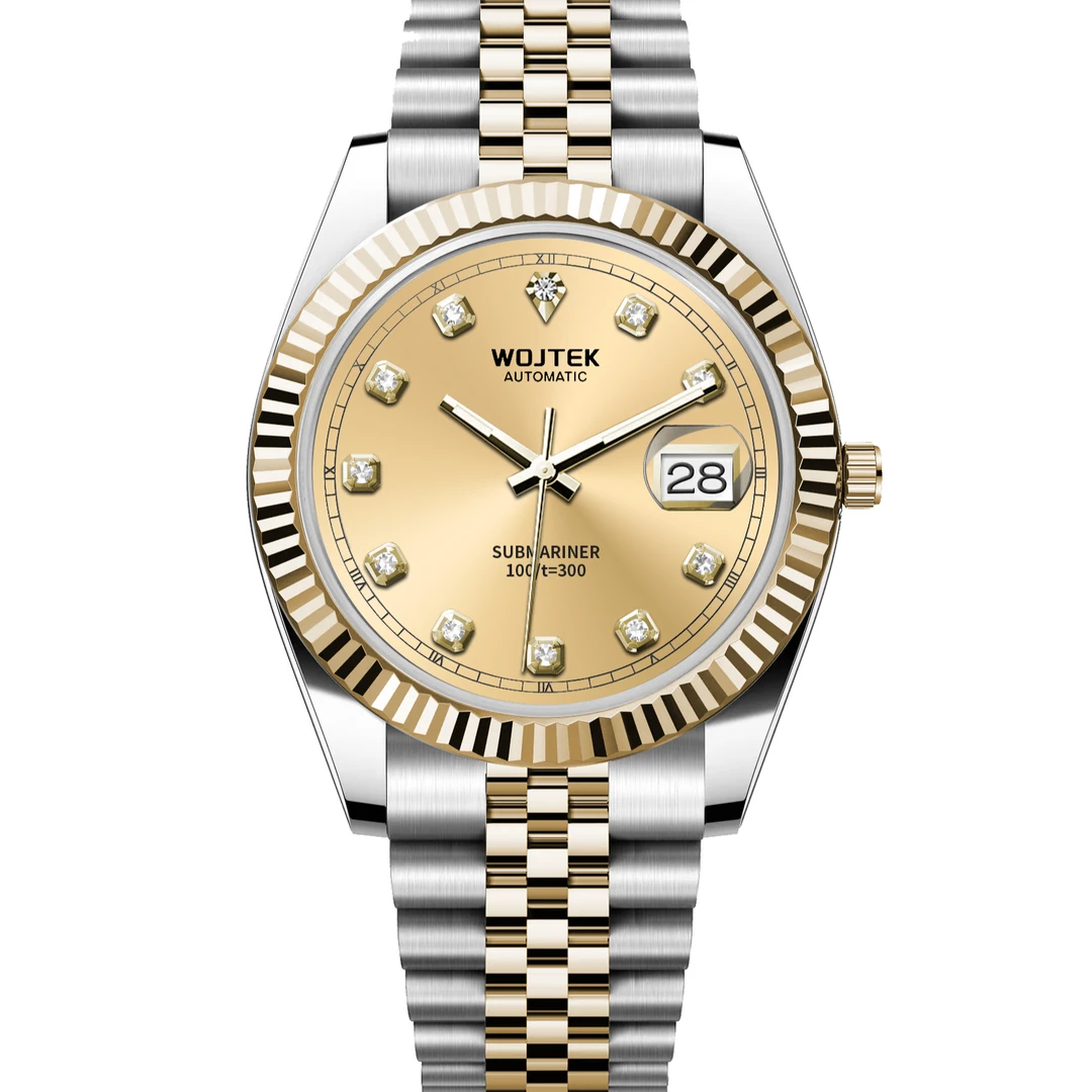 【张老师专属】WOJTEK 间金日志  进口夜光高端男士机械手表850A-yy