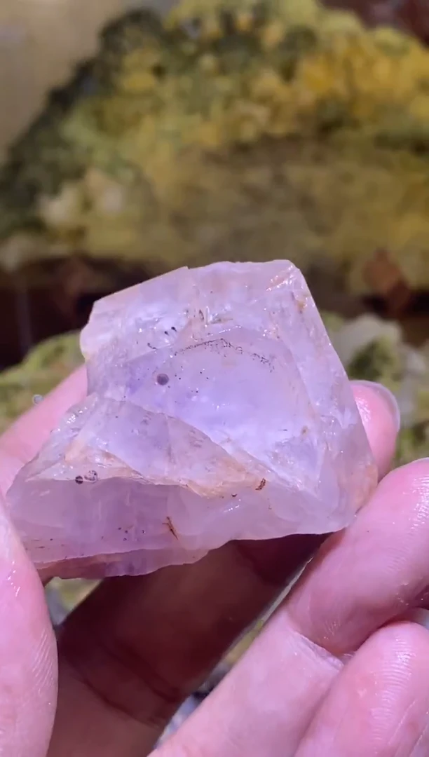 未镶嵌珠宝半成品水晶65号四川超七花园水晶原石44g