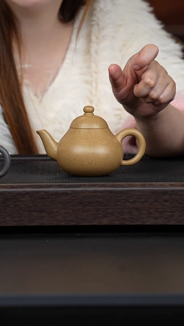 【闪购商品】紫砂茶壶七彩段矮梨