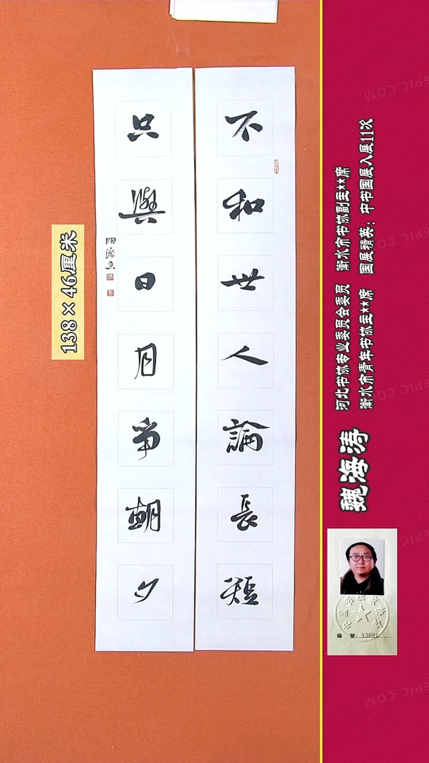 书法61R魏海涛书法作品