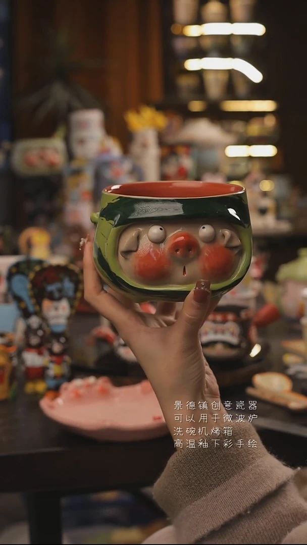 景德镇釉下彩绘设计师款式陶瓷