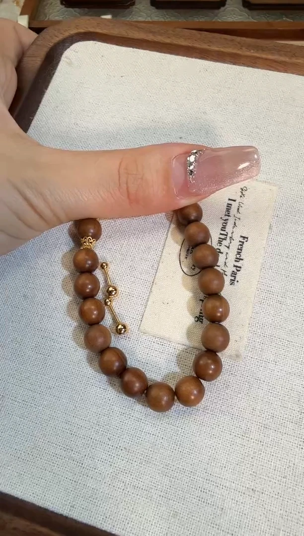 【闪购商品】非洲檀香无事牌泡泡耳钉