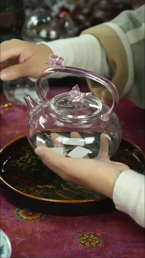 炸茶具 天冷了 围炉煮茶中~~