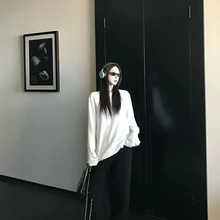 春款百搭款来啦 圆领慵懒感白T恤