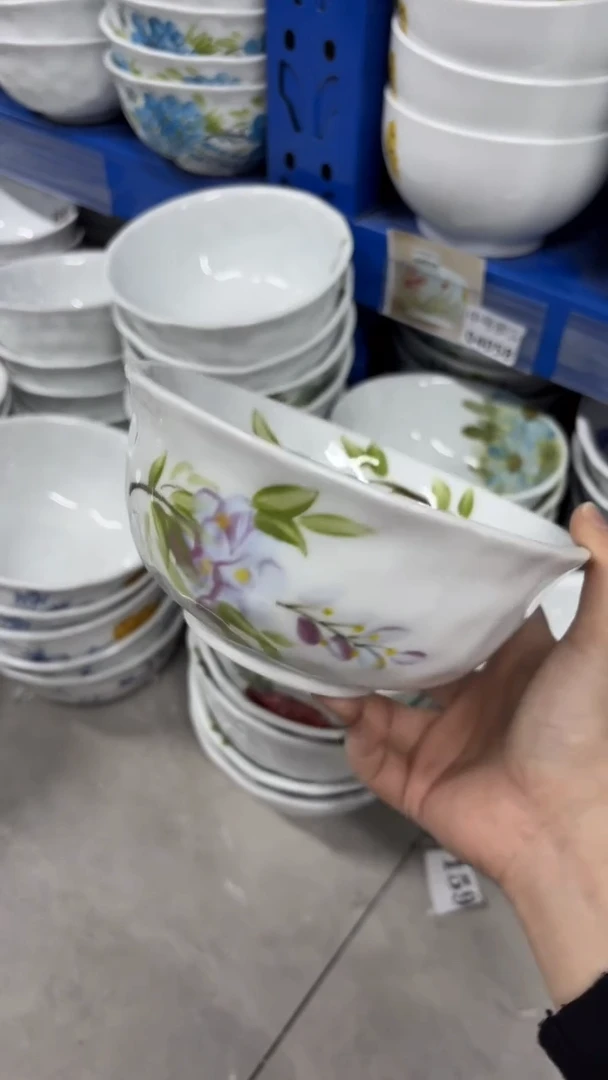 景德镇高温陶瓷食品级手绘釉中彩-捏捏碗