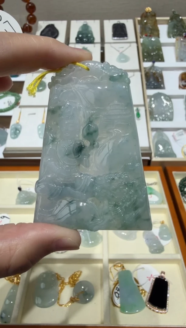 未镶嵌挂件翡翠A货翡翠多样性孤品