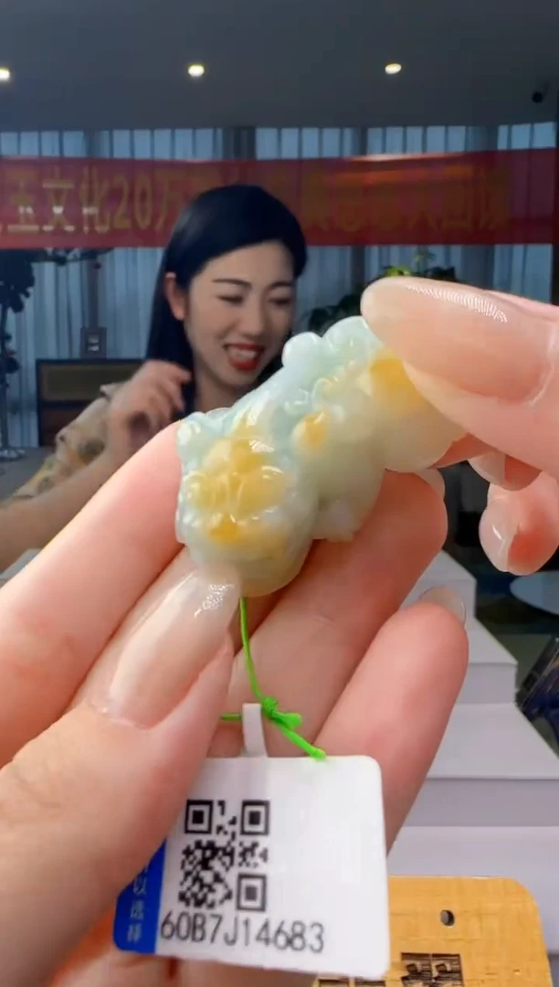 翡翠未镶嵌吊坠(不含链)CC@@60B7J14683