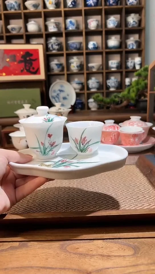 【闪购商品】五彩兰花三件套
