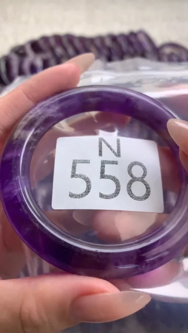 水晶珠宝半成品未镶嵌水晶手镯558-54