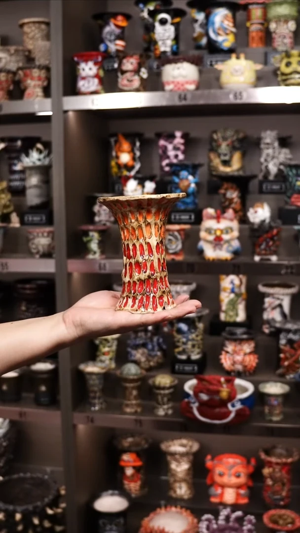 暴**姐 泰国进口手工花盆个性创意花盆