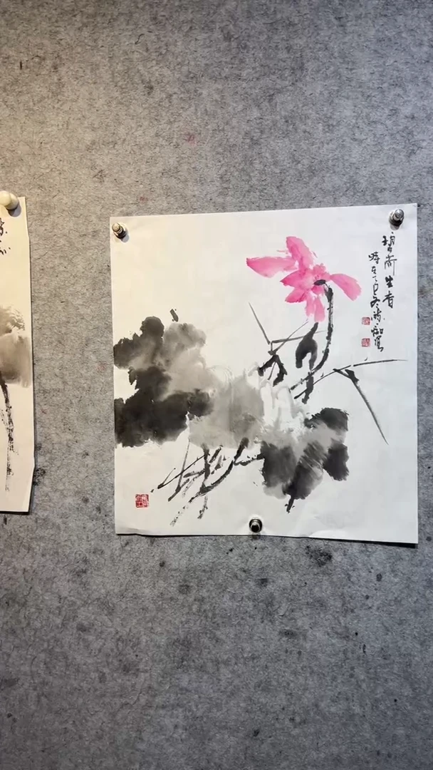 国画澹*张自学水墨画21
