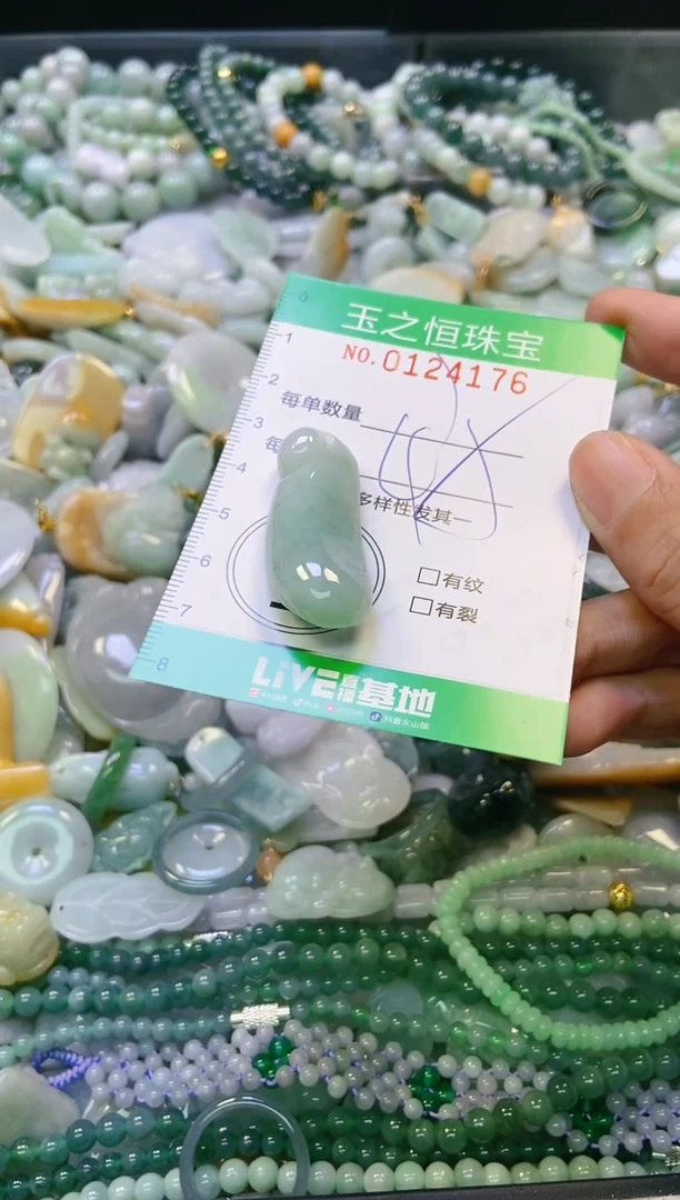 翡翠未镶嵌颈饰闪购0124176