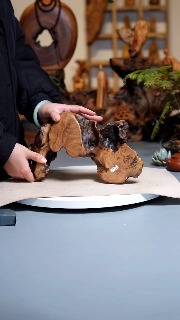 木铁栎木随形底座0188