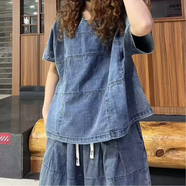 14063新款夏季时尚气质宽松百搭短袖T恤