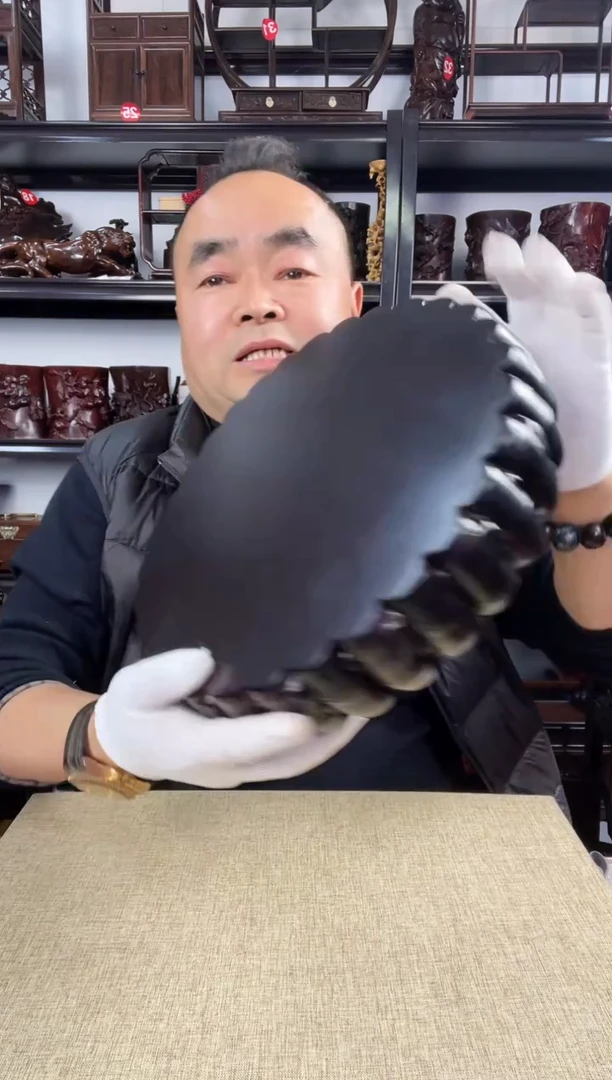 木老李红木工艺品227瑕疵