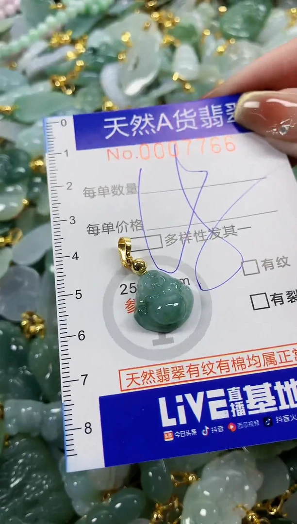 颈饰未镶嵌翡翠天然A货翡翠