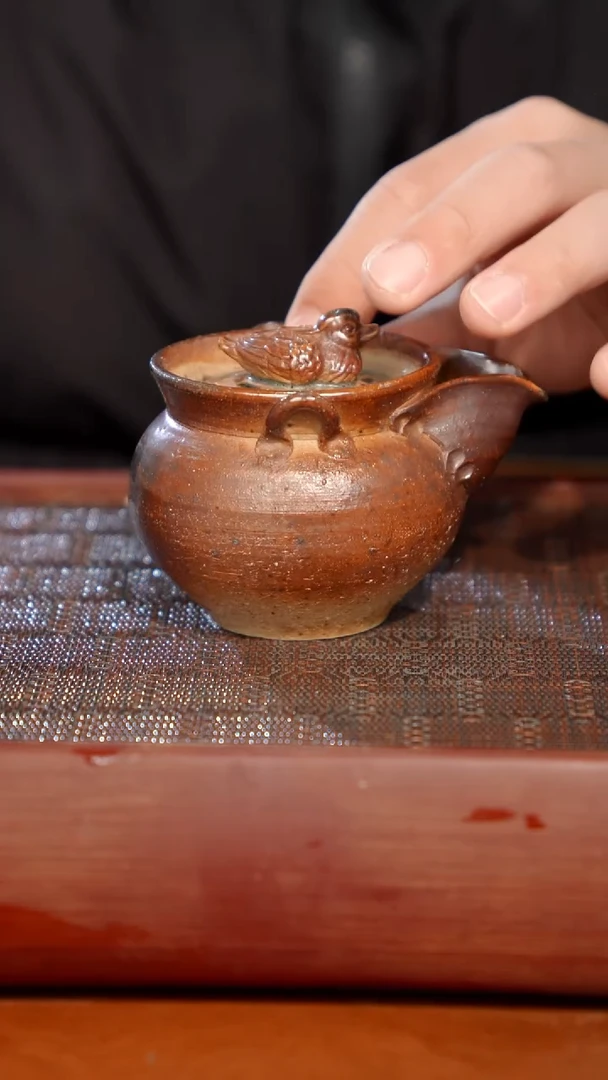 陶瓷奢瓷/瑞寅柴烧茶器（宝瓶）318