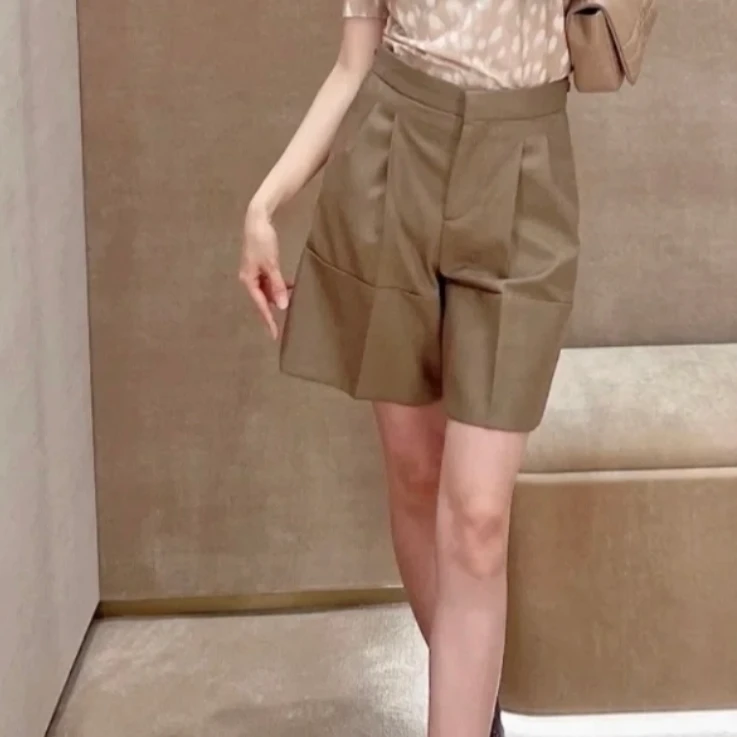 未使用 BURBERRY/博柏利 徽标羊毛短裤/UK-2