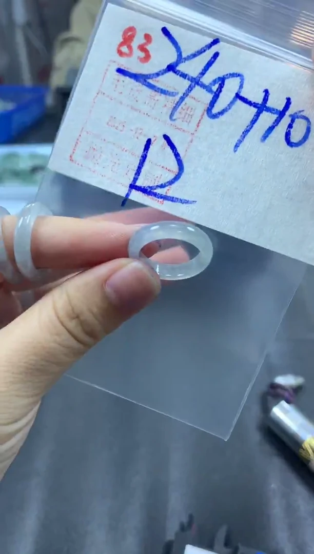 未镶嵌定制翡翠戒圈12#250毛货需精细抛光