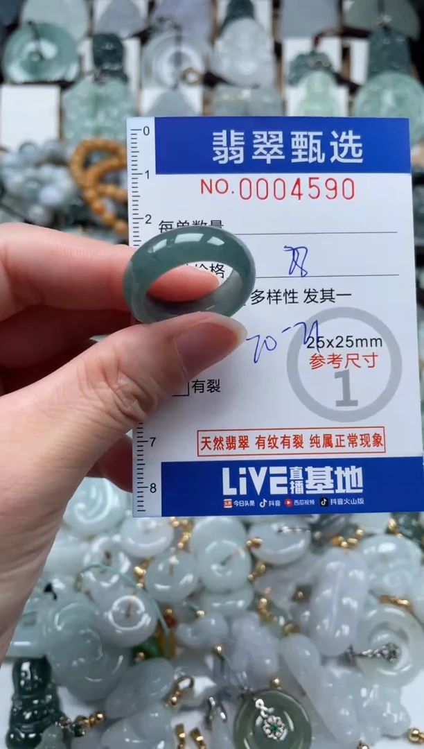 翡翠未镶嵌颈饰00..4590