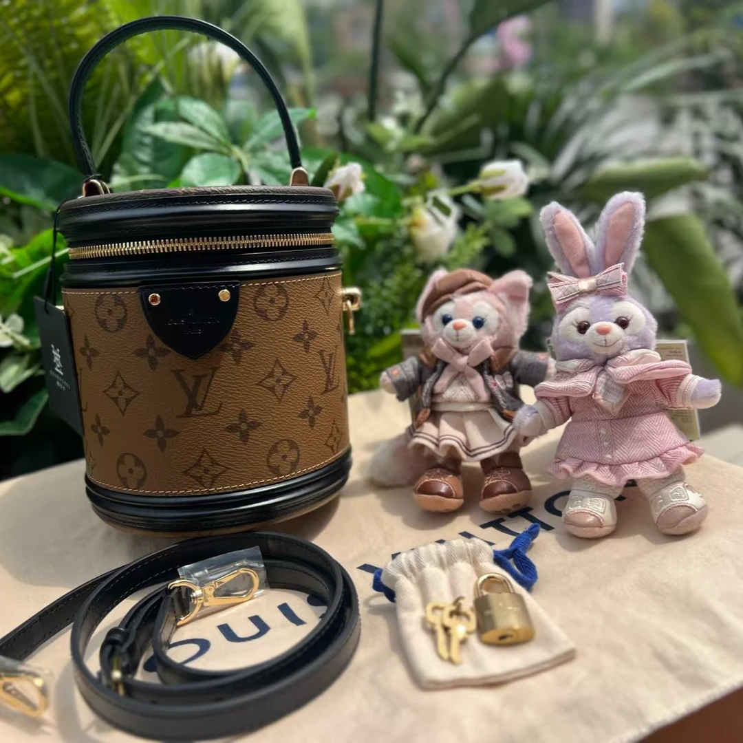 99新 LouisVuitton/路易威登 发财桶 芯片款 80117
