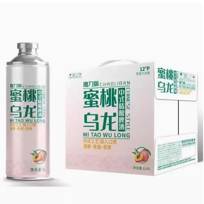 中式精酿原浆啤酒 1L*6桶 12.1°P 酒精度≥4.8%vol啤酒同城送