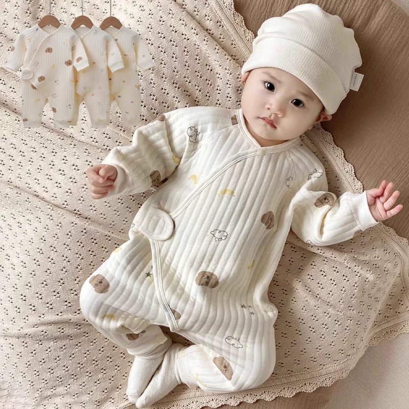 073时尚小熊双层2件套混色