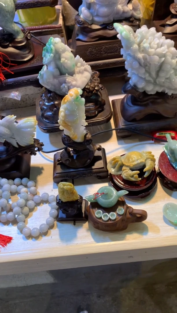 未镶嵌挂件翡翠落***情翡翠摆件