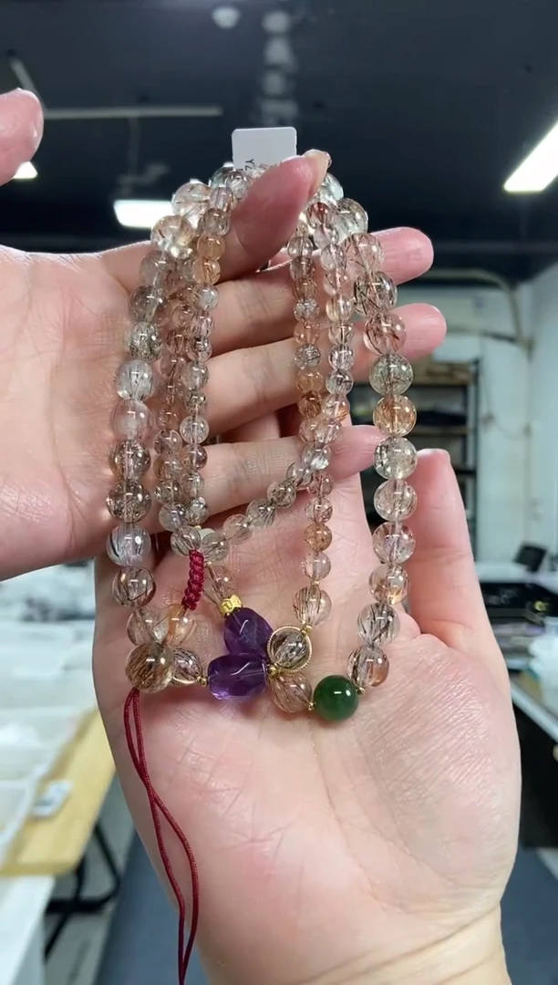 【闪购商品】水晶项链未镶嵌多样性发其一颜色微差