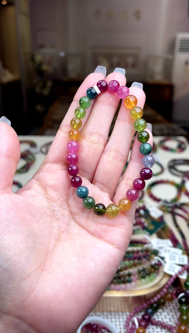 【闪购商品】碧玺/未镶嵌7mm+碧玺单圈多样性发货