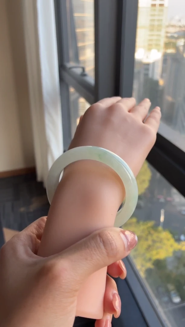 未镶嵌手镯翡翠10号51.6*10.6*8.4正圈