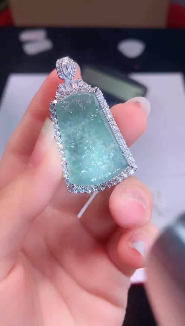 颈饰未镶嵌翡翠0芹0翡翠珠宝762