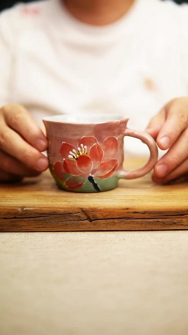 @@陶园瓷舍@@纯手工手绘@高温釉下彩