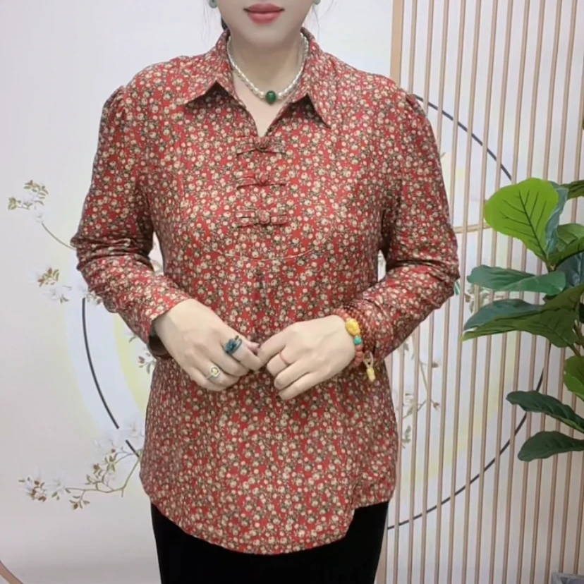816繁花暗屿早秋减龄百搭精品上衣
