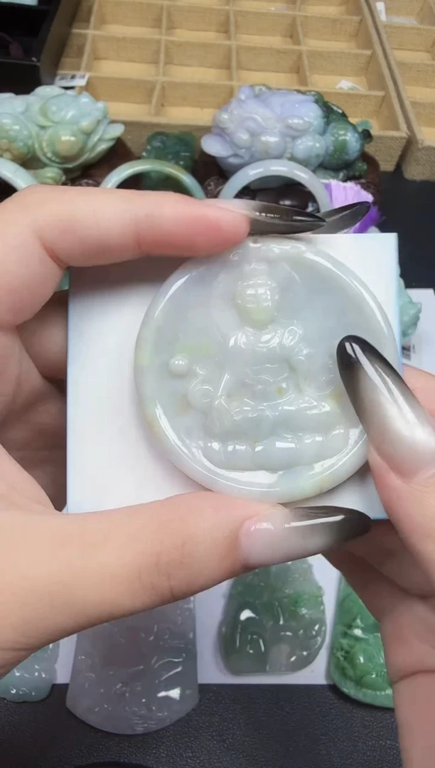 未镶嵌挂件翡翠天然缅甸A货翡翠