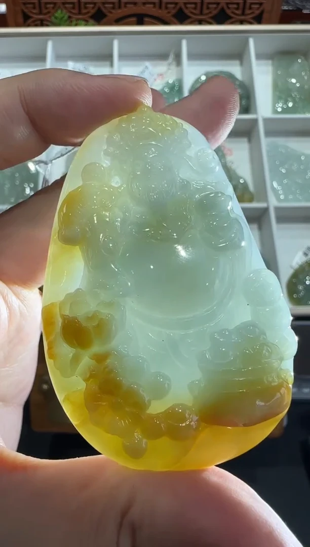 未镶嵌挂件翡翠A货翡翠多样性孤品