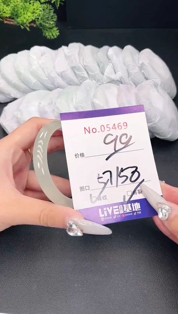 未镶嵌手镯翡翠5469