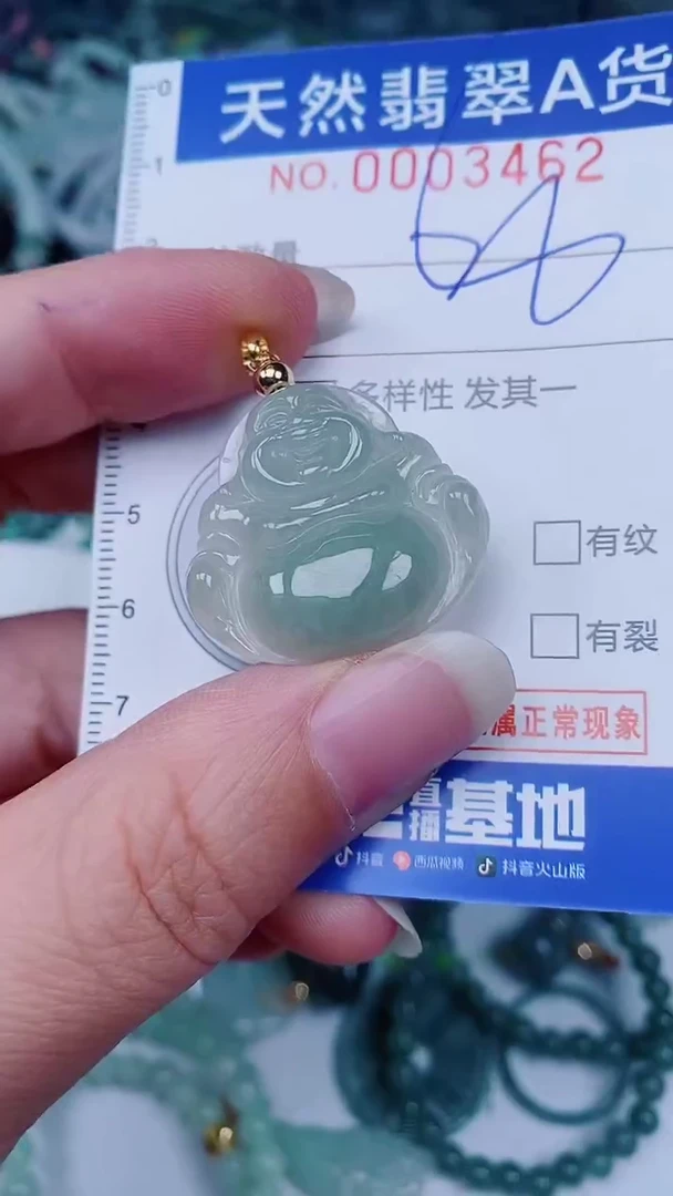 翡翠未镶嵌颈饰00003462