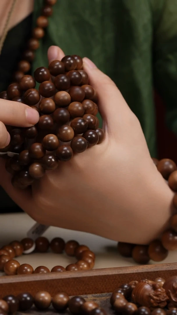 檀香木手串/手链老山檀香1.2圆珠多样式发其一瑕疵