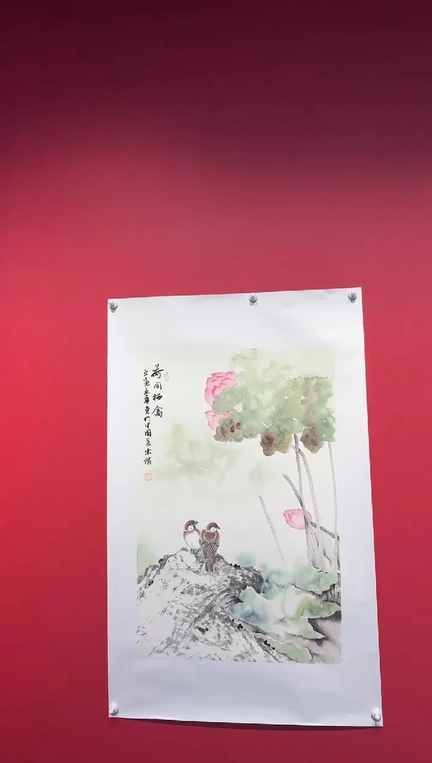 国画经典国画宣纸手绘2.7平尺