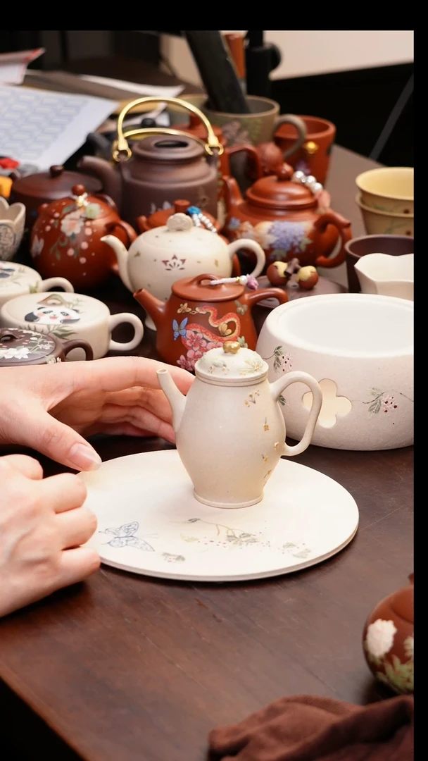 【闪购商品】原矿紫砂手工杯子壶